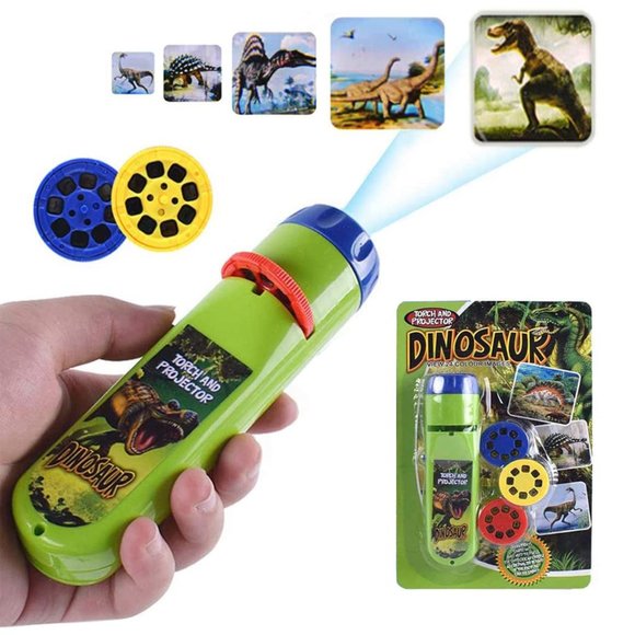 Dinosaurs Flashlight Bedtime Projector Light Educational Toys For kids set of 1 - Picture 5 of 10